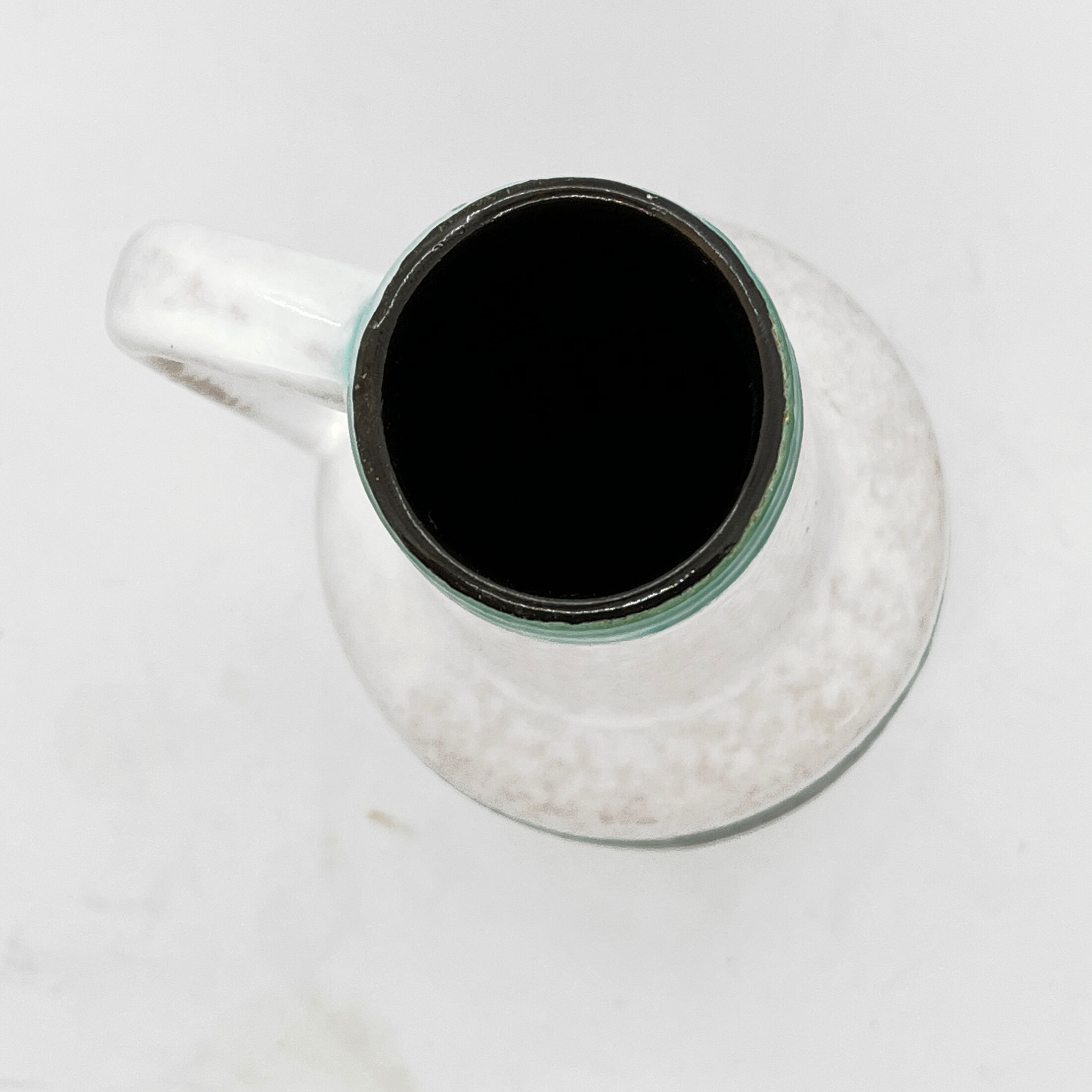 Ceramic vase with handle VEB Haldensleben, Germany, 1970s