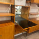 Modular wall unit on a stand by Silverschild Germany, 1950.