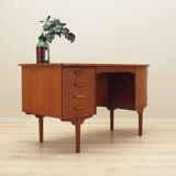 Teak desk, Danish design, 1970s, designer: H.P. Hansen, manufacturer: Rande
