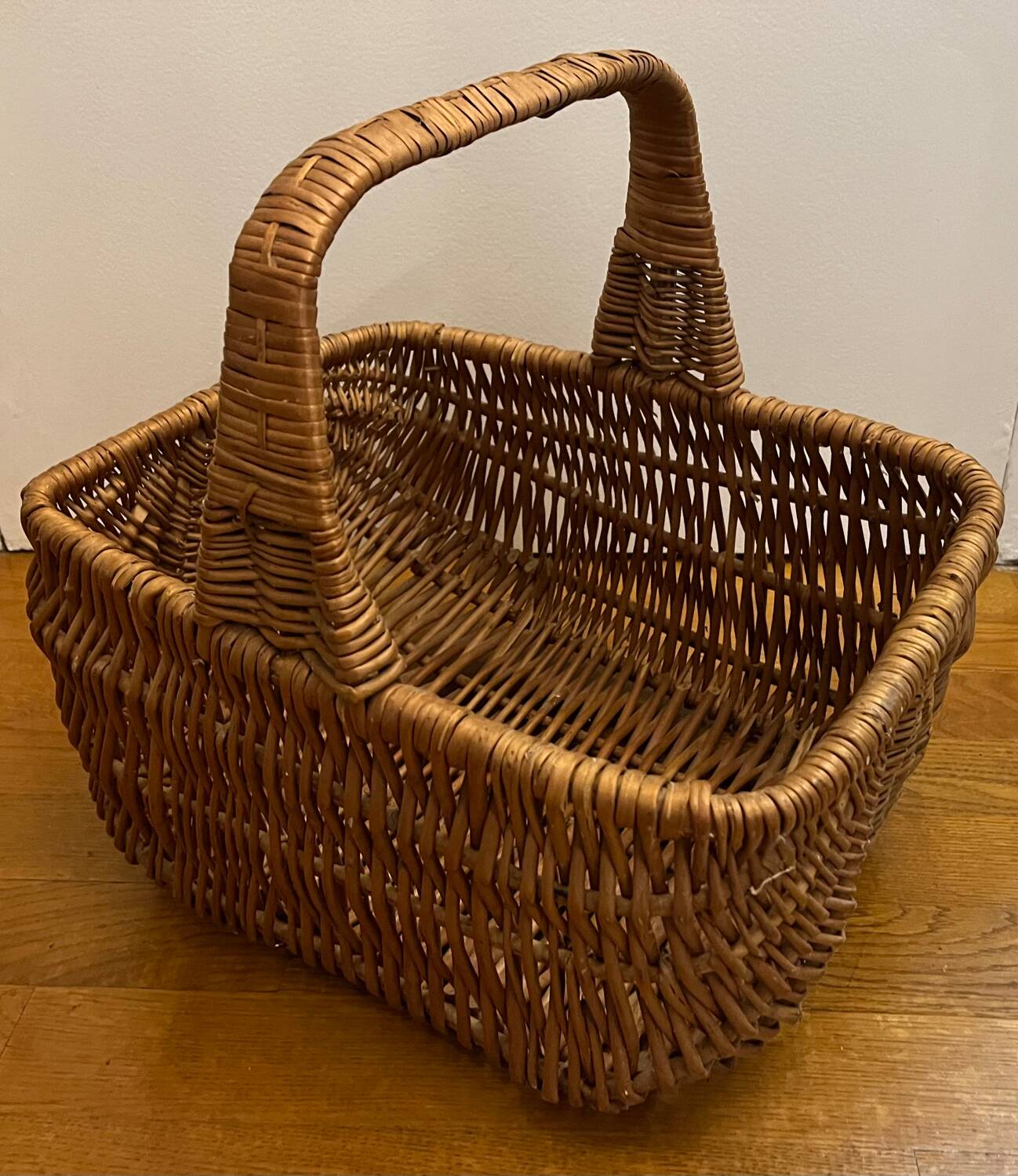 Vintage wicker basket