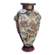 Large Japanese Satsuma vase with samurai decor, 49 cm