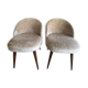 Vintage furry chairs
