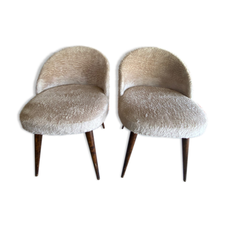 Vintage moumoute chairs