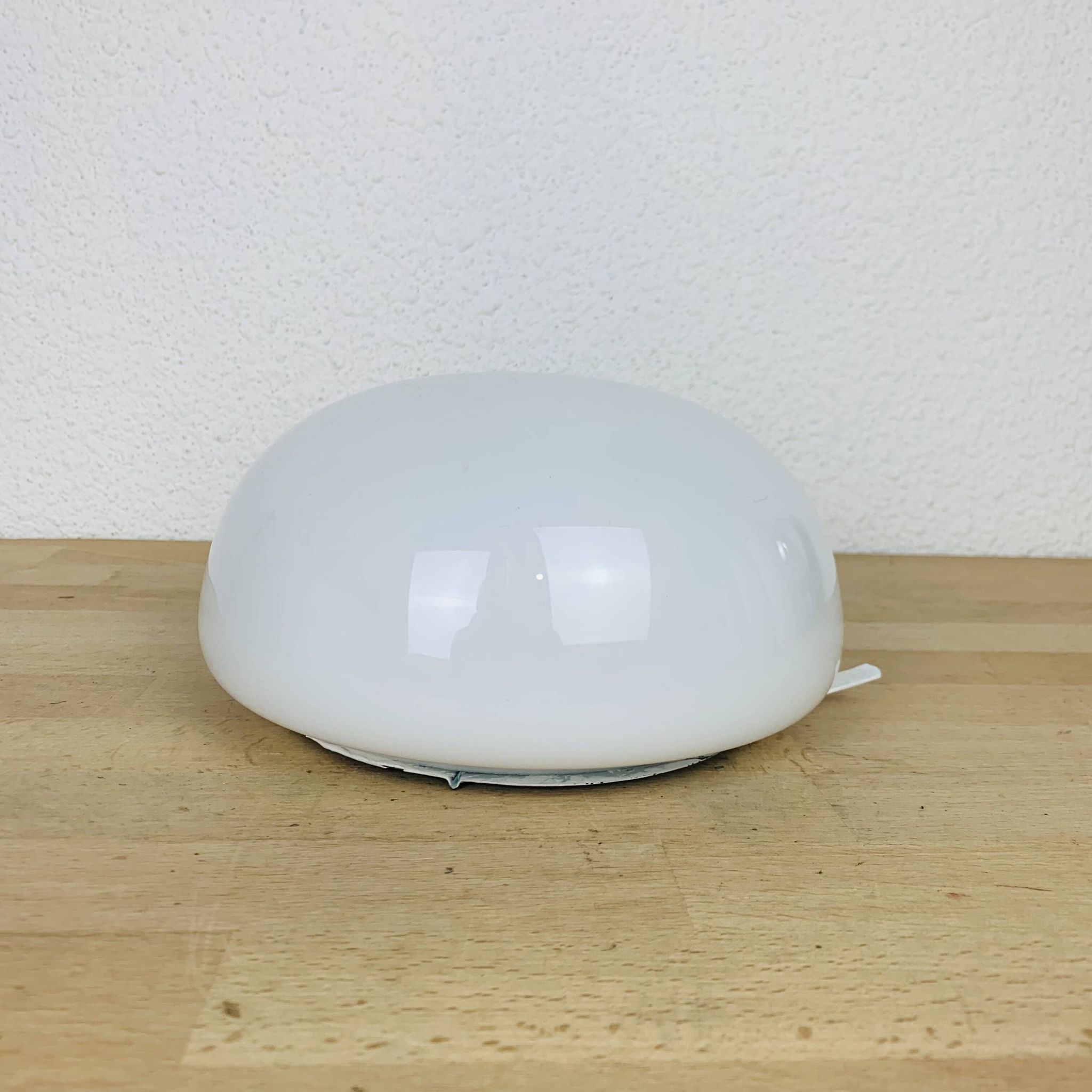 Applique boule opaline demi sphère 20 cm