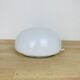 Applique boule opaline demi sphère 20 cm