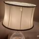 Crystal lamp Lalique with two doves model Ariane
