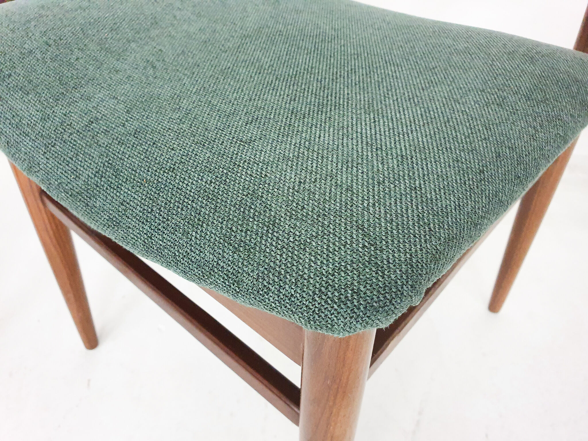 Set of four teak dining chairs by Topform, The Netherlands 1960's