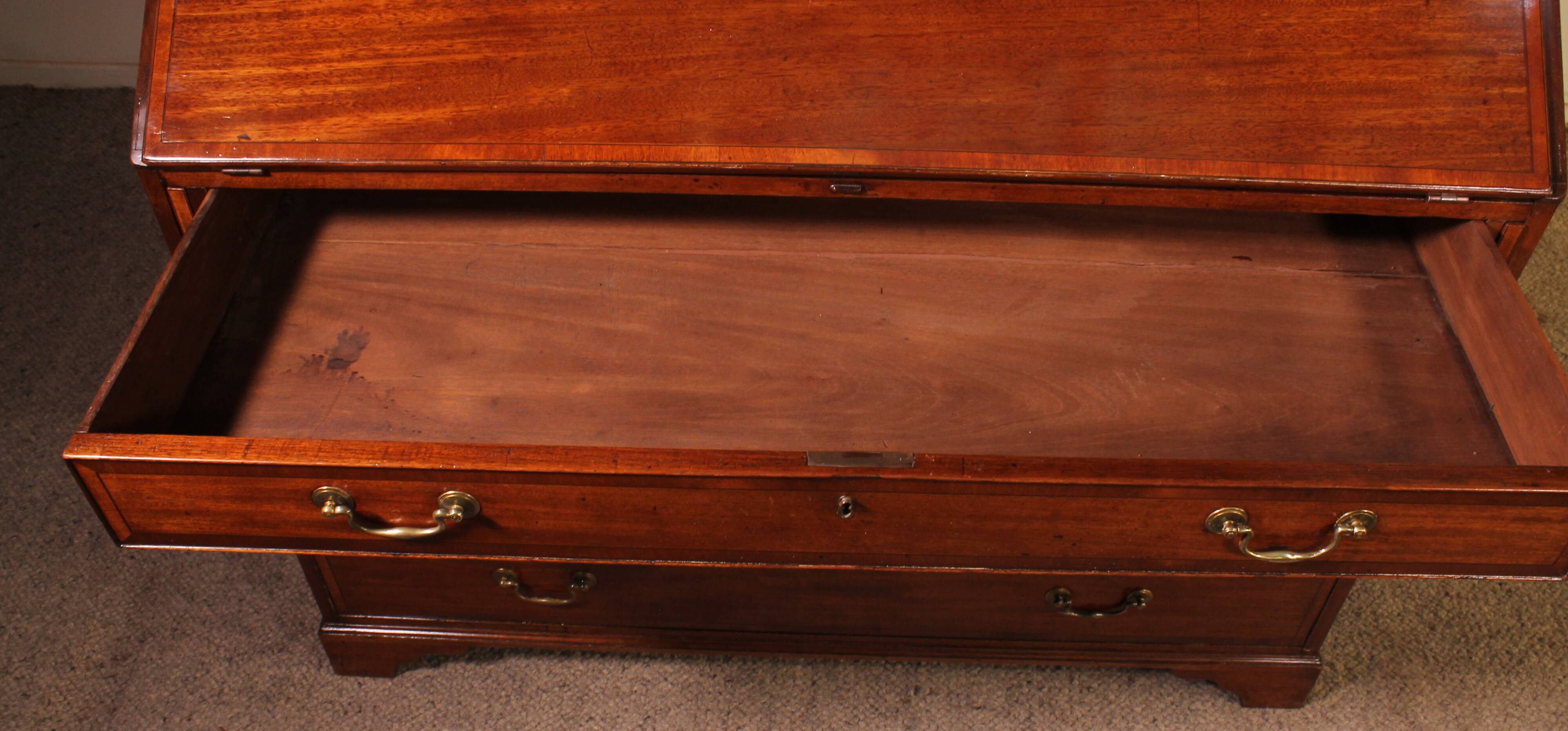 18th Century Mahogany Secretary - England