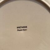 Quimper de Bretagne decorative plates with vintage characters