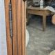 Vintage teak bathroom cabinet