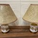 Paire de lampes céramique "design scandinave 1950".