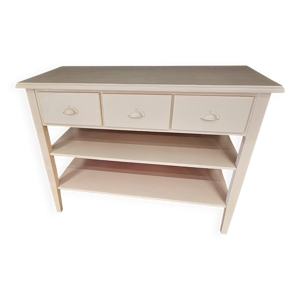 Commode rose poudrée