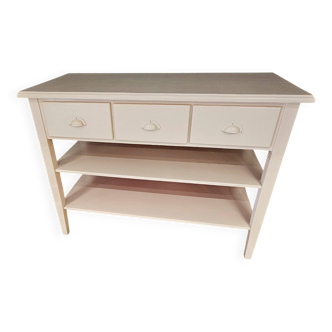 Commode rose poudrée