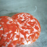 Glass candy maker style Bohemian Czech spatter glass