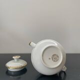 Limoges porcelain teapot and sugar bowl