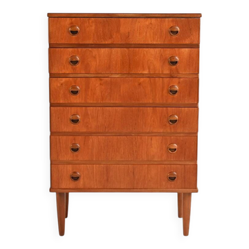 Danish Teak Chest of Drawers, 1960s