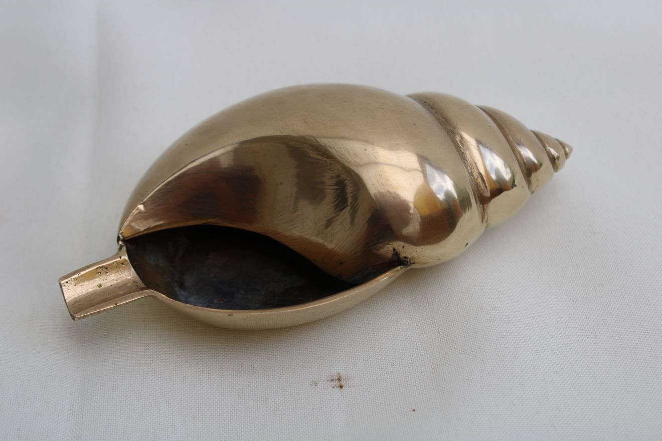 Brass ashtray