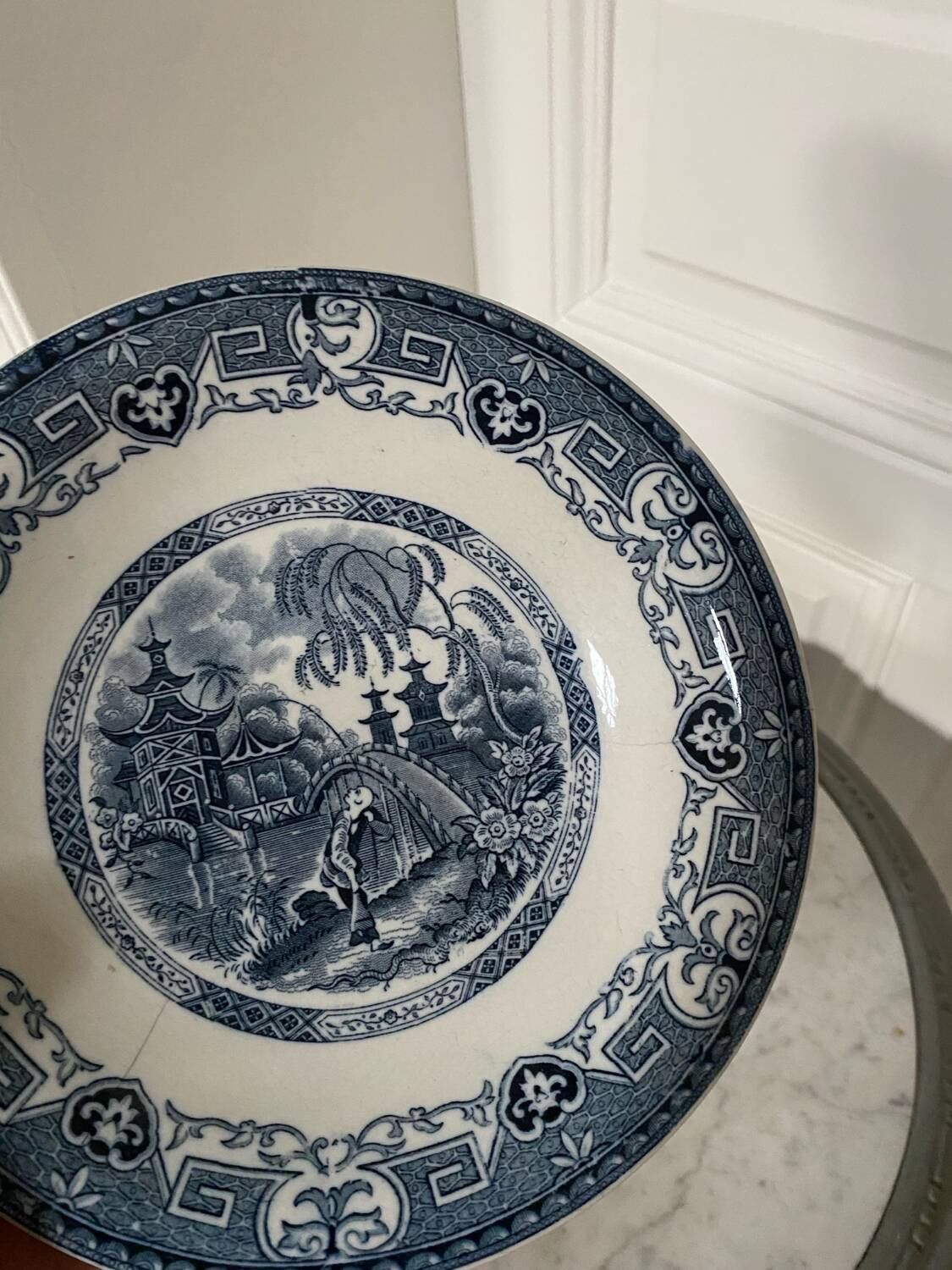 Yeddo fruit bowl from Sarreguemines