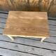Raw wood coffee table