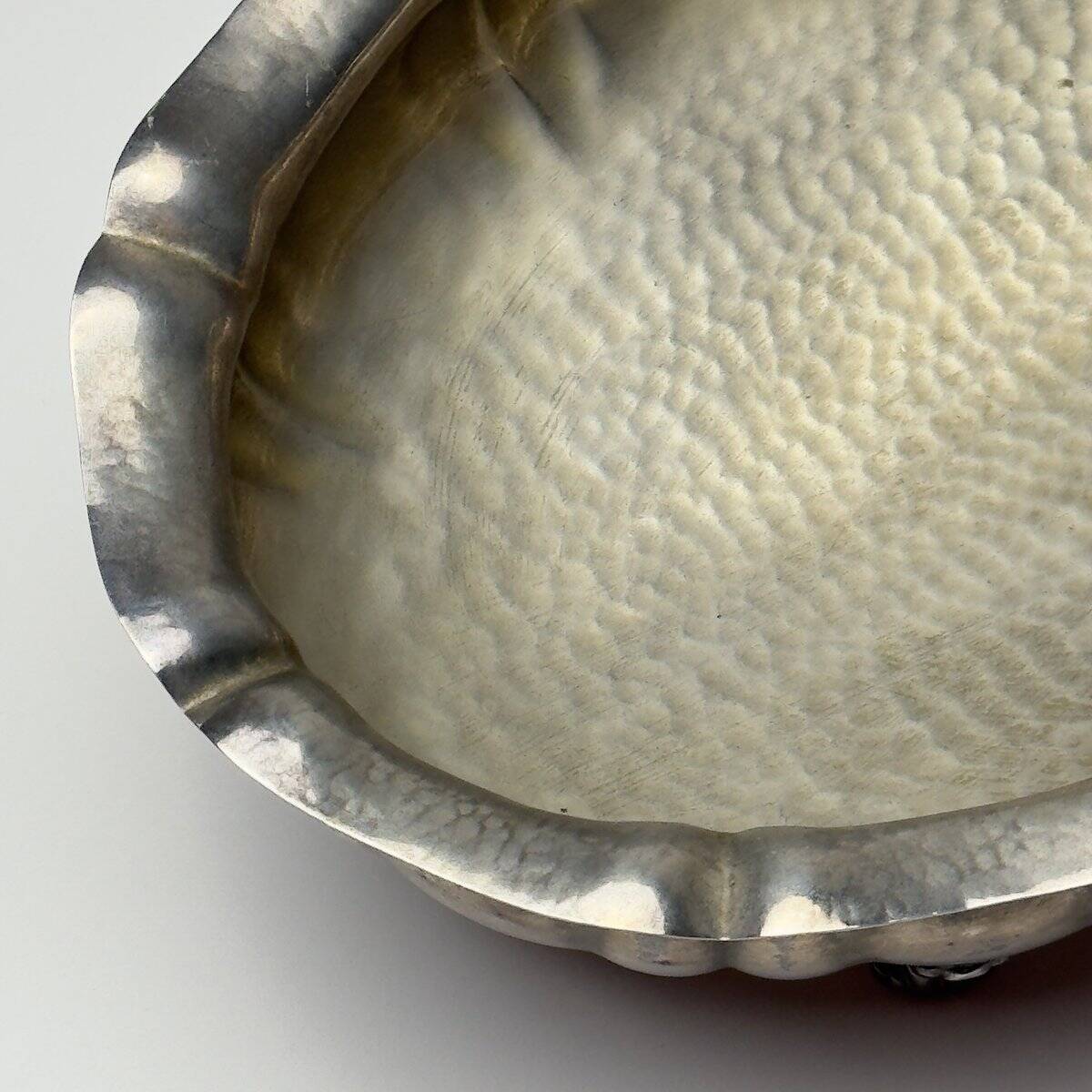 Vintage silver-plated bread basket, Italy, 1950s