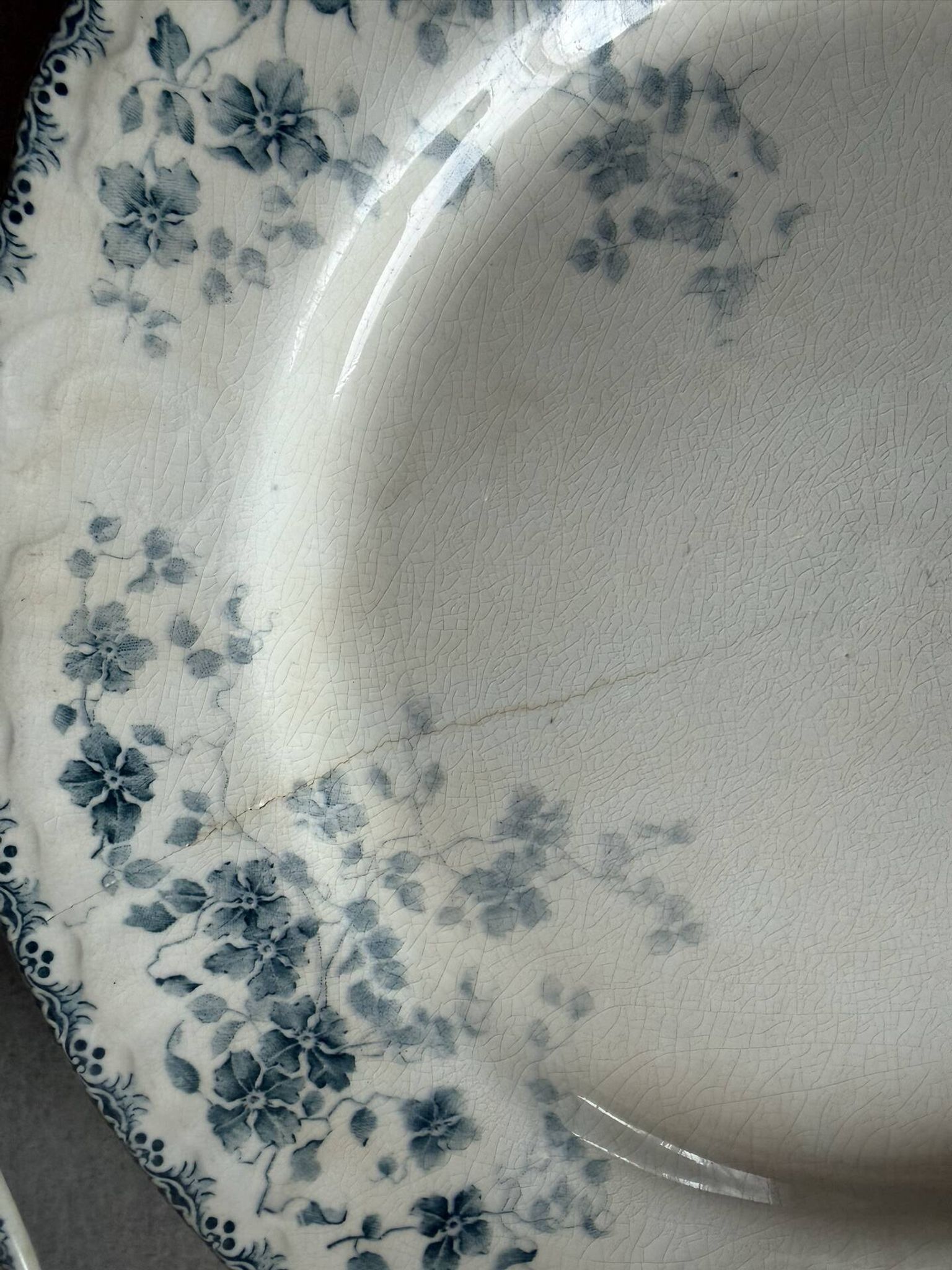 Lot of 7 flat plates Boulenger Choissy le Roi