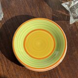 90s white and green ceramic carafe H17 D11