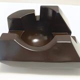 Brown Glazed Ceramic Trinket Bowl or Sculpture, Italy