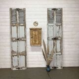 Old patinated shutters