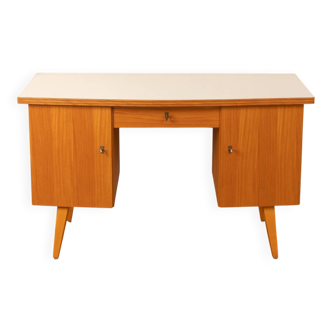 Freestanding Wooden Desk, 1950s