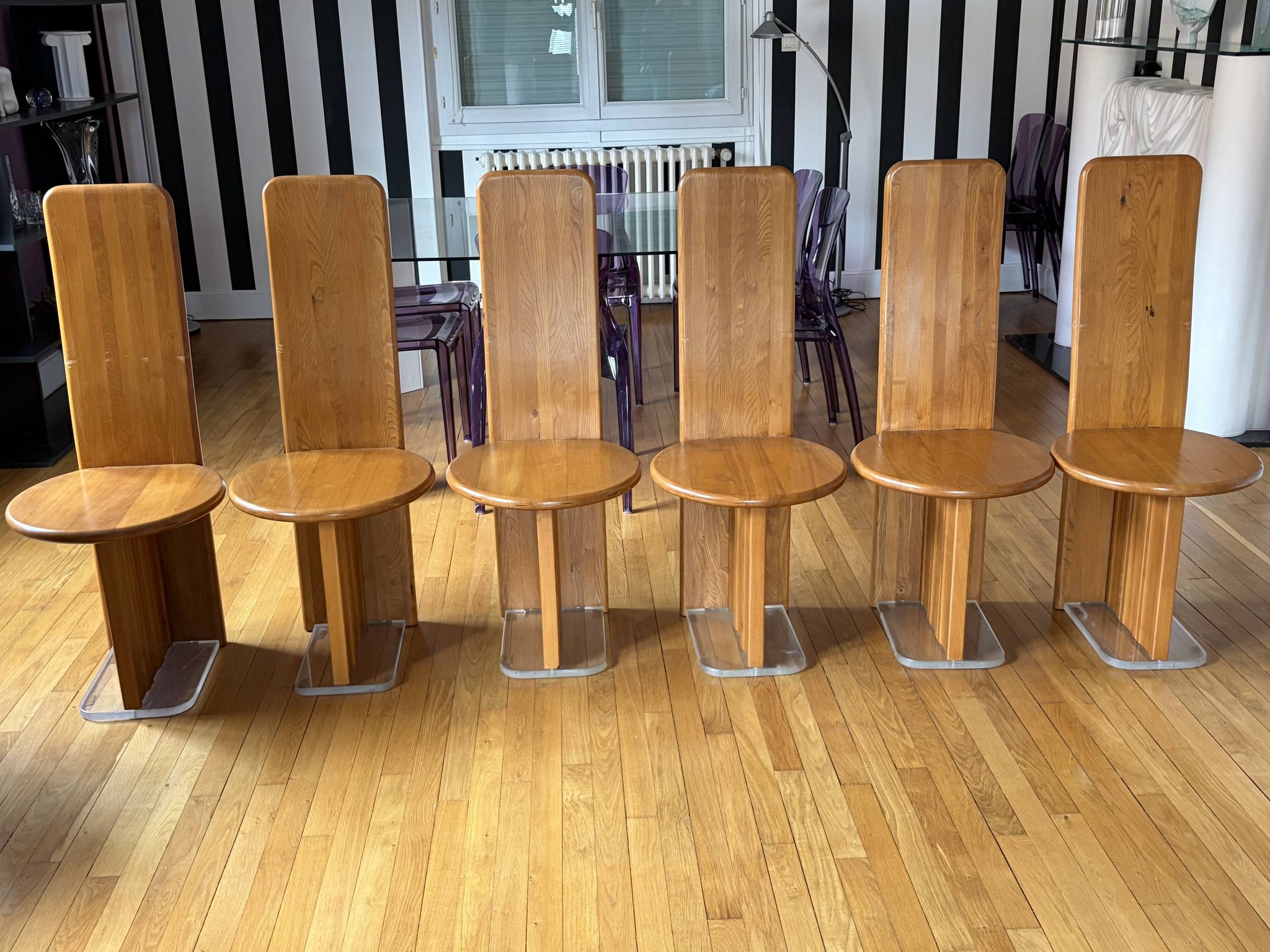 6 postmodernist chairs