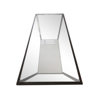 Table basse verre et marbre