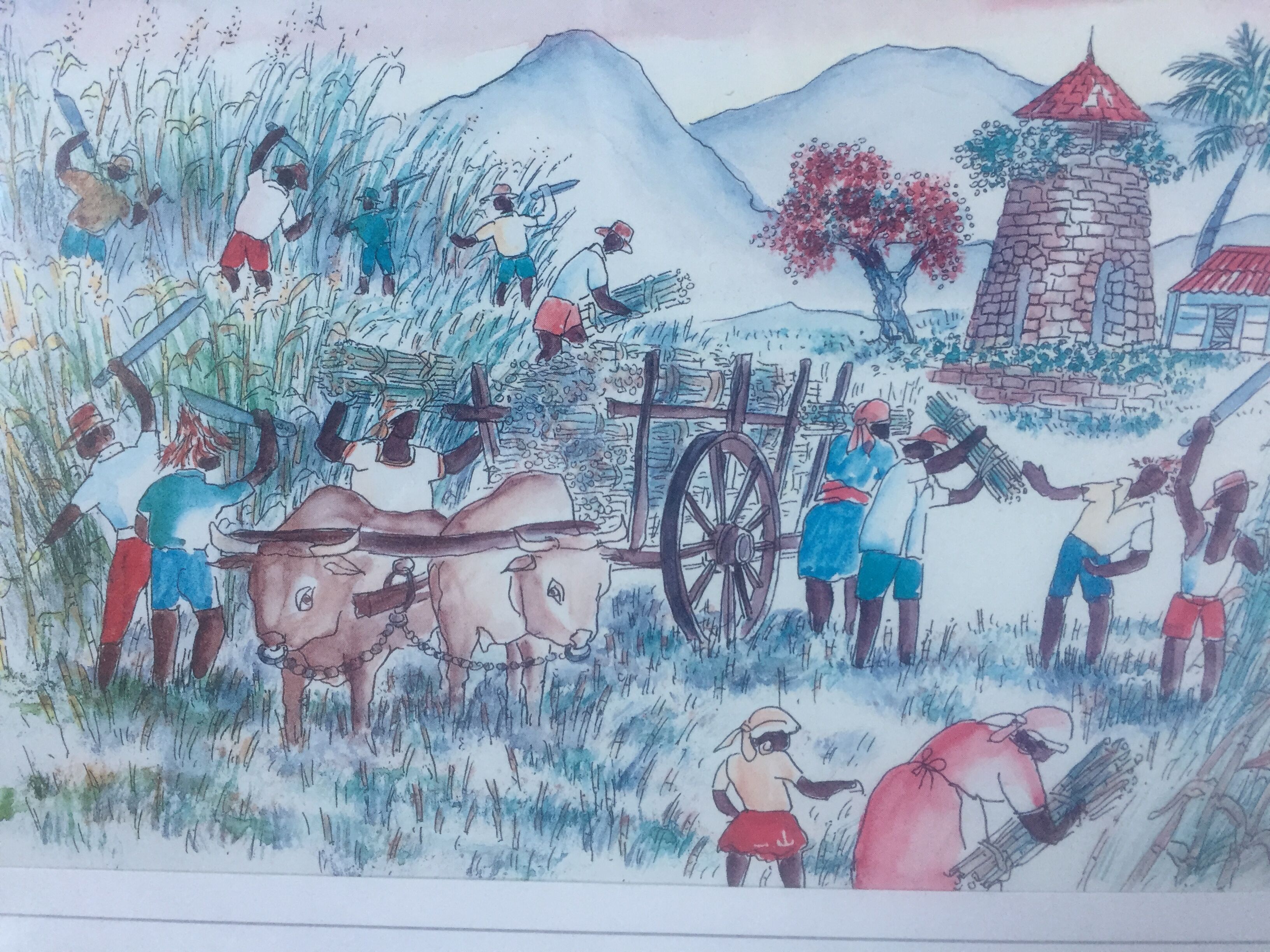 Lithograph on paper, original and signed by Martine Cotten