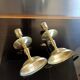 Golden bronze candlesticks