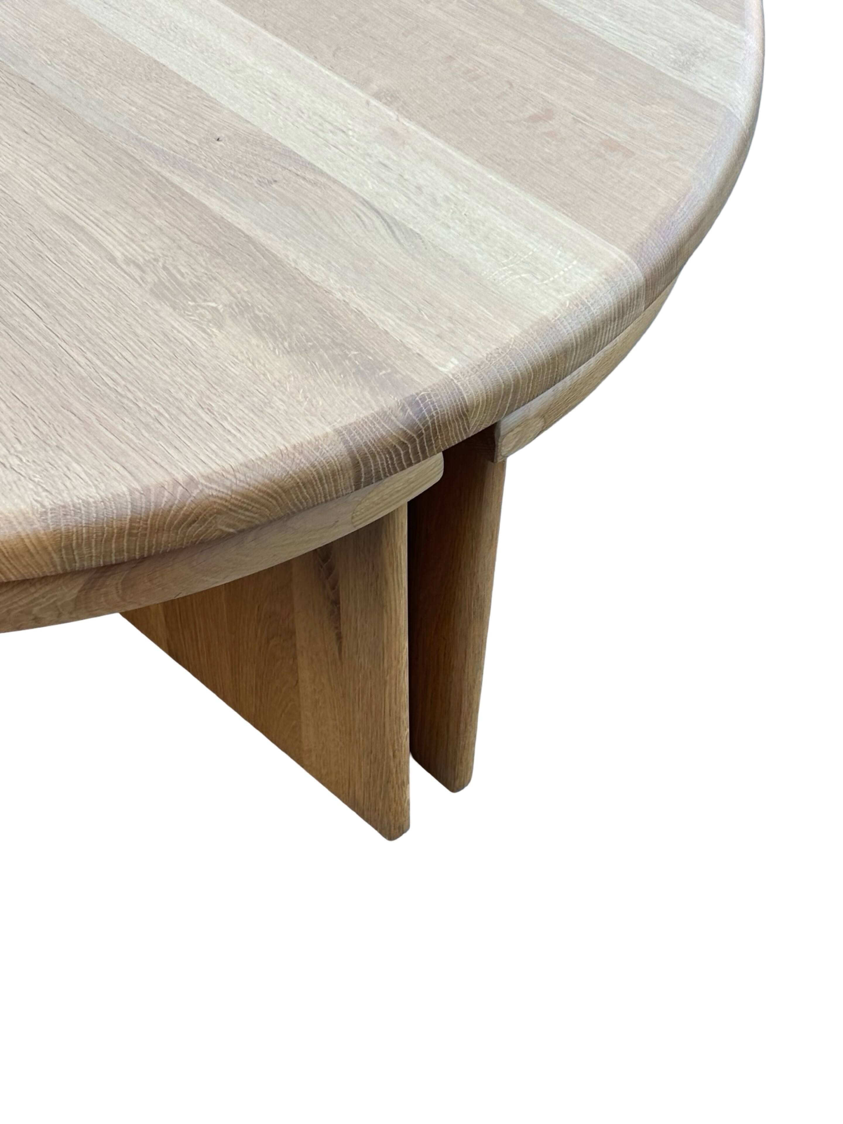 Vintage coffee table with side tables 80s design