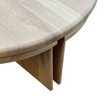 Vintage coffee table with side tables 80s design