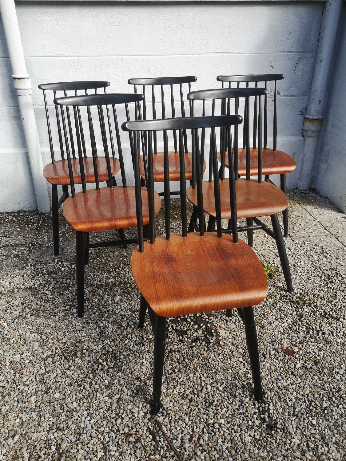 Series of 6 Fanett chairs, Ilmari Tapiovaara