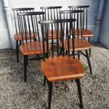 Series of 6 Fanett chairs, Ilmari Tapiovaara