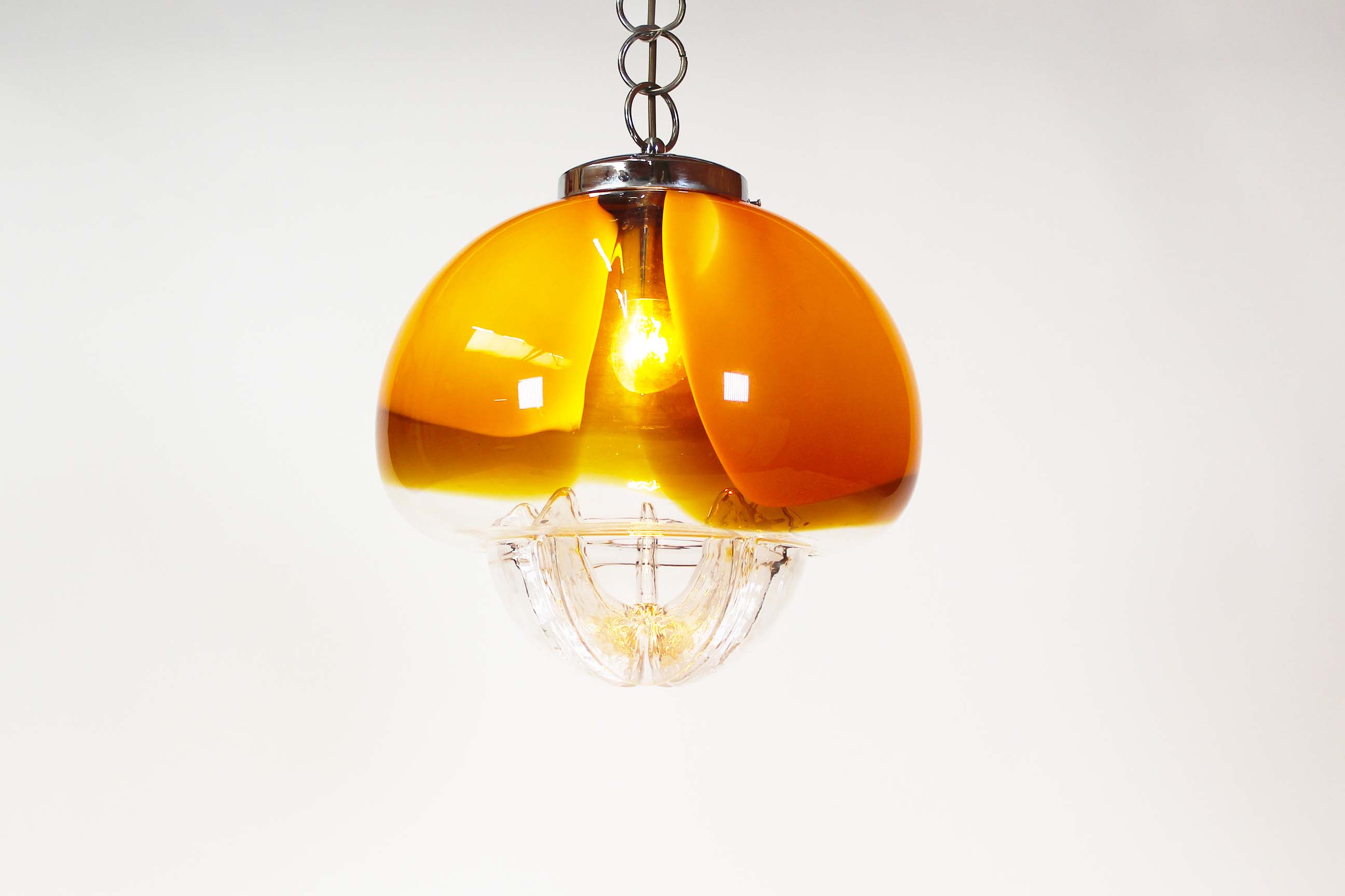 Murano glass pendant lamp by Toni Zuccheri