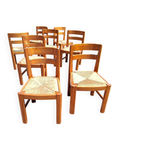 8 chaises brutalistes - orme