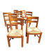 8 brutalist chairs in elm (Regain)