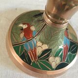 Hand-painted candle holder
