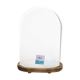 Globe en verre ovale 27 cm haute