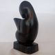 Wooden Sculpture of a Woman with Her Child