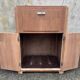 Phonograph, radio, turntable and record cabinet from the 1950s