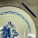 Large round serving dish digoin sarreguemines model michel 30 cm