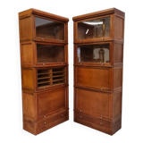 Paire d’armoires de mercerie française C1930