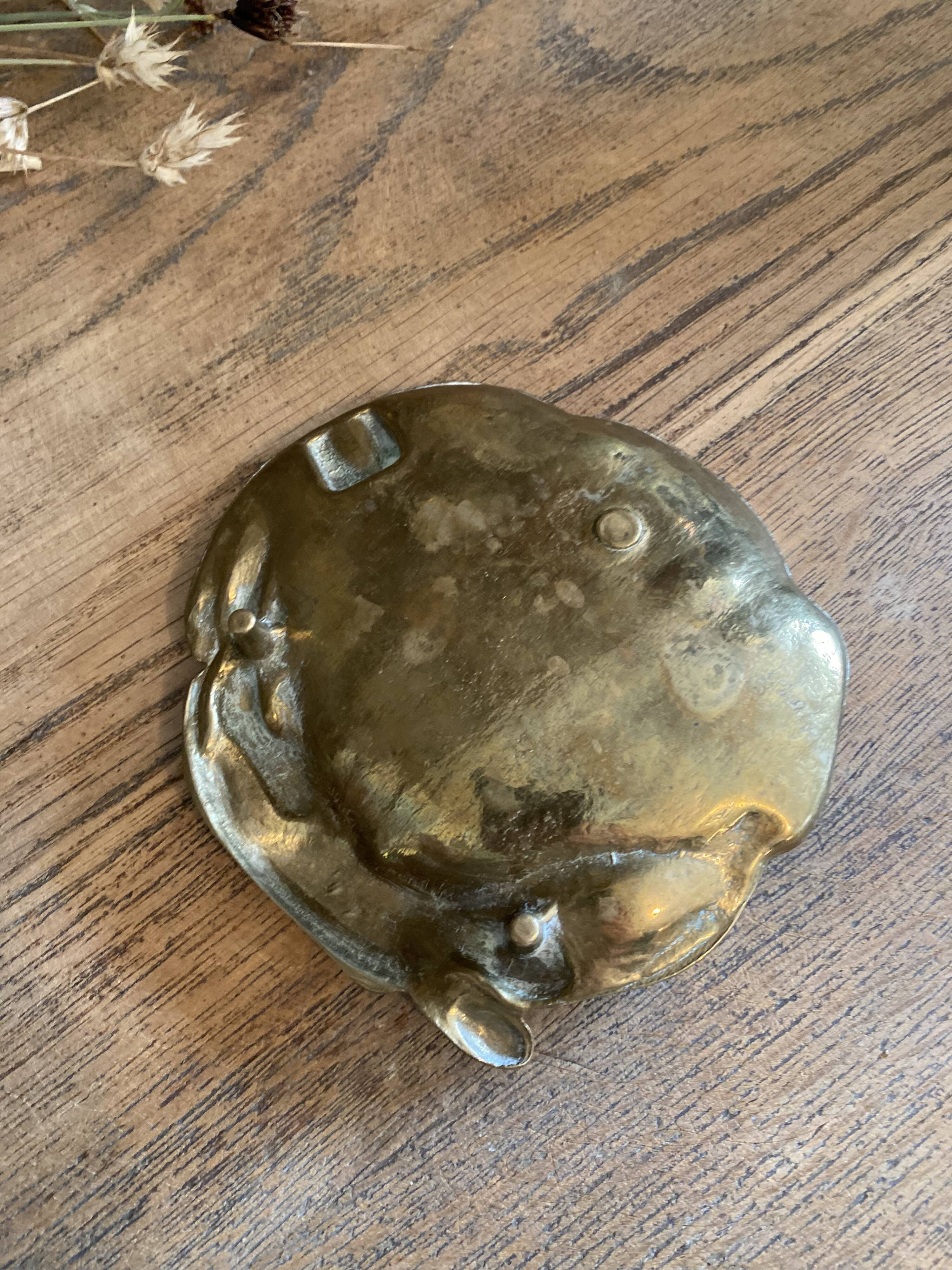 Brass ashtray