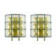 Pair of Mid-Century Glass Wall Lights/Sconces from Limburg, Germany, 1960s