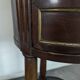 Pair of Louis XVI style bedside tables with a gallery.