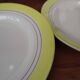 6 vintage flat plates from Primefleur Françoise